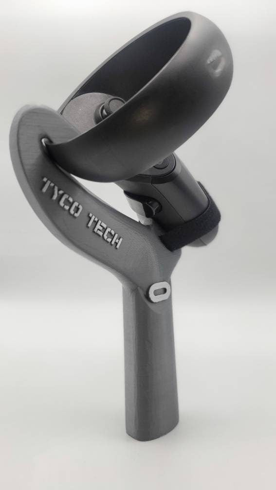 Tyco Tech Meta Quest Table Tennis Paddle Adapter - Ready to use, no screws needed. Improved handle, super smooth grip. 6 month warranty!