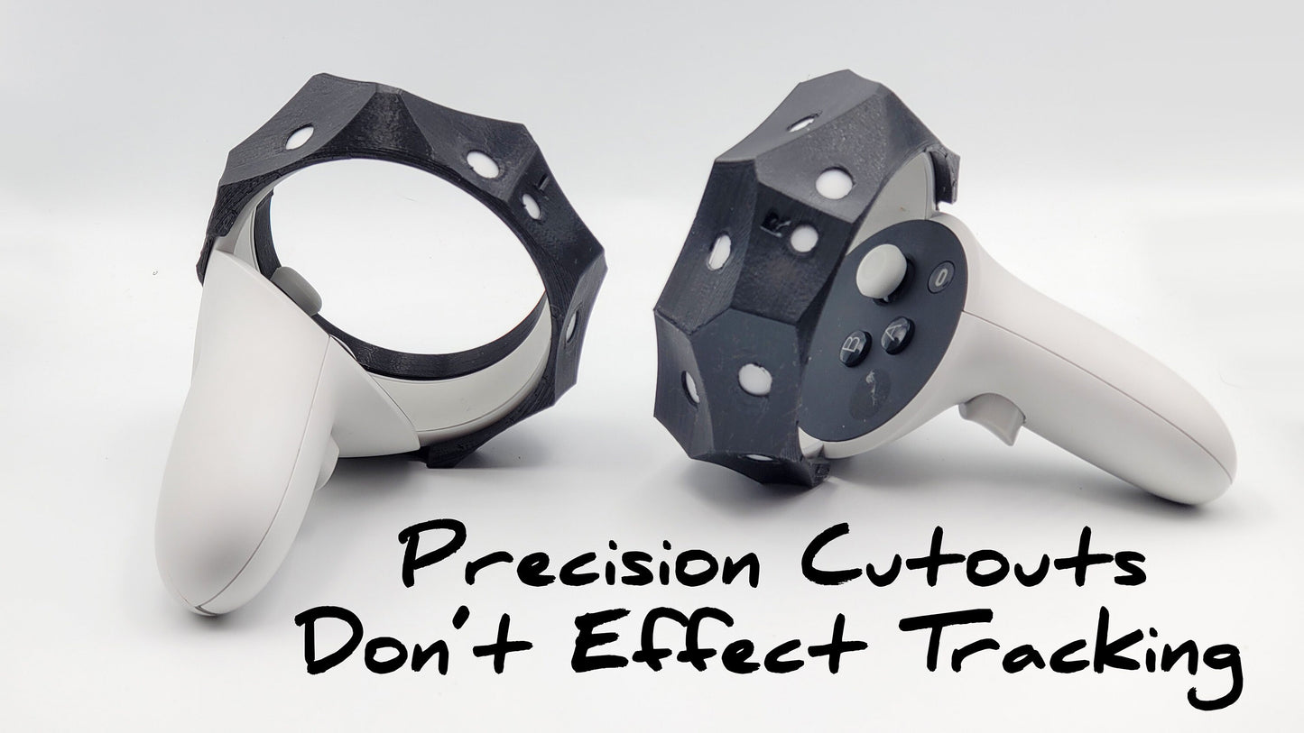Meta Quest 2 Controller Ring Protectors/bumpers - Printed in RUBBER!