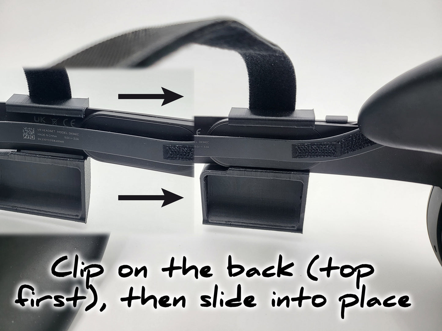¡Meta Quest Pro Audio Booster y Top Strap Comfort Mod! (también disponible sin correa).
