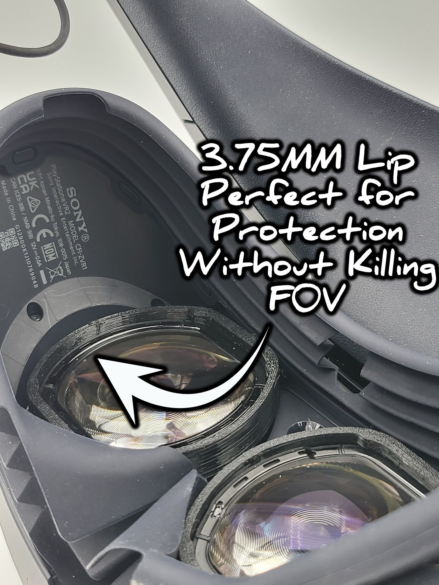 Protectores de lentes PSVR2, hechos de caucho TPU: ¡no rayarán sus gafas ni sus revestimientos!