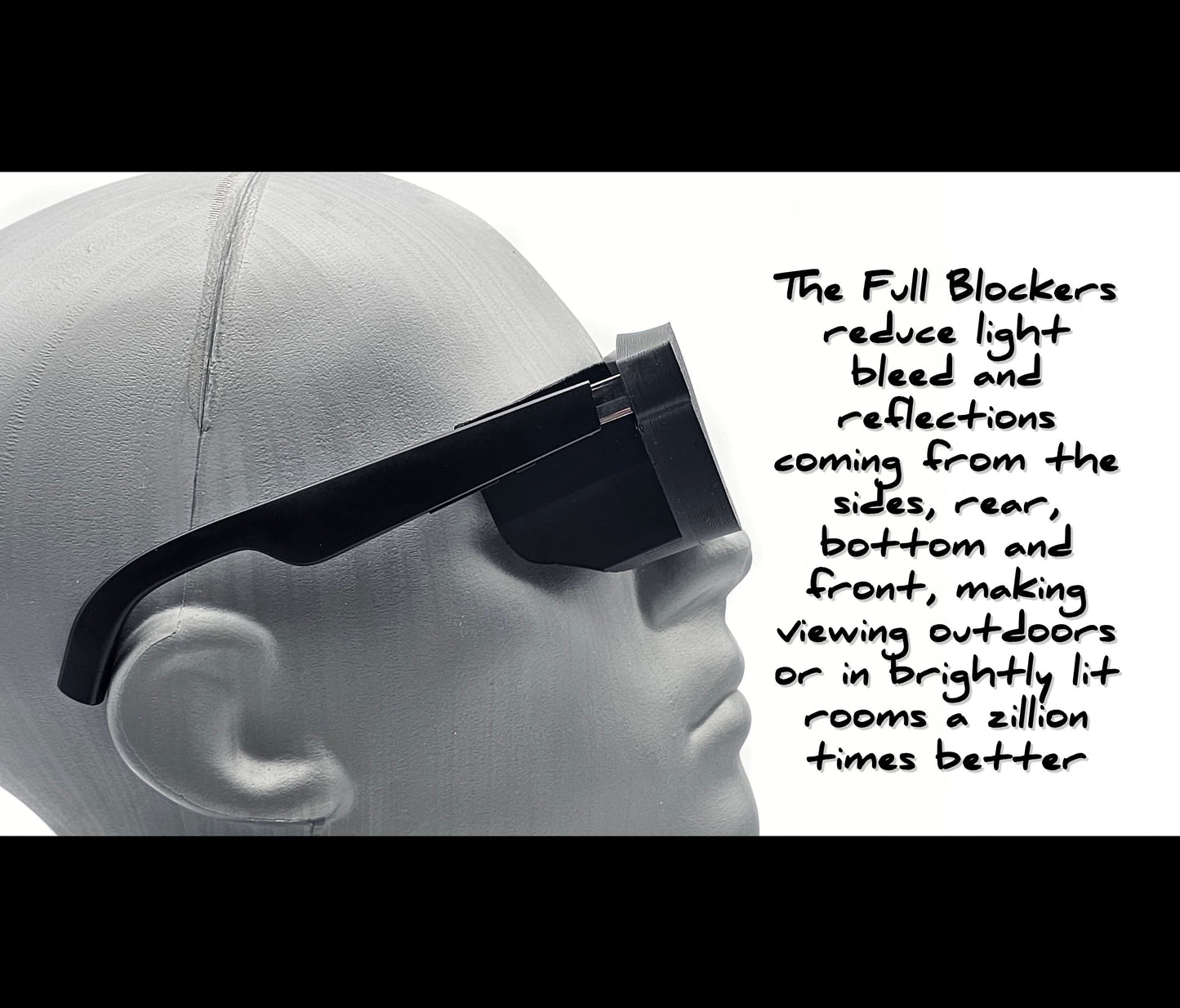 Xreal AR Air, Air 2 & Air 2 pro Glasses Light Blockers