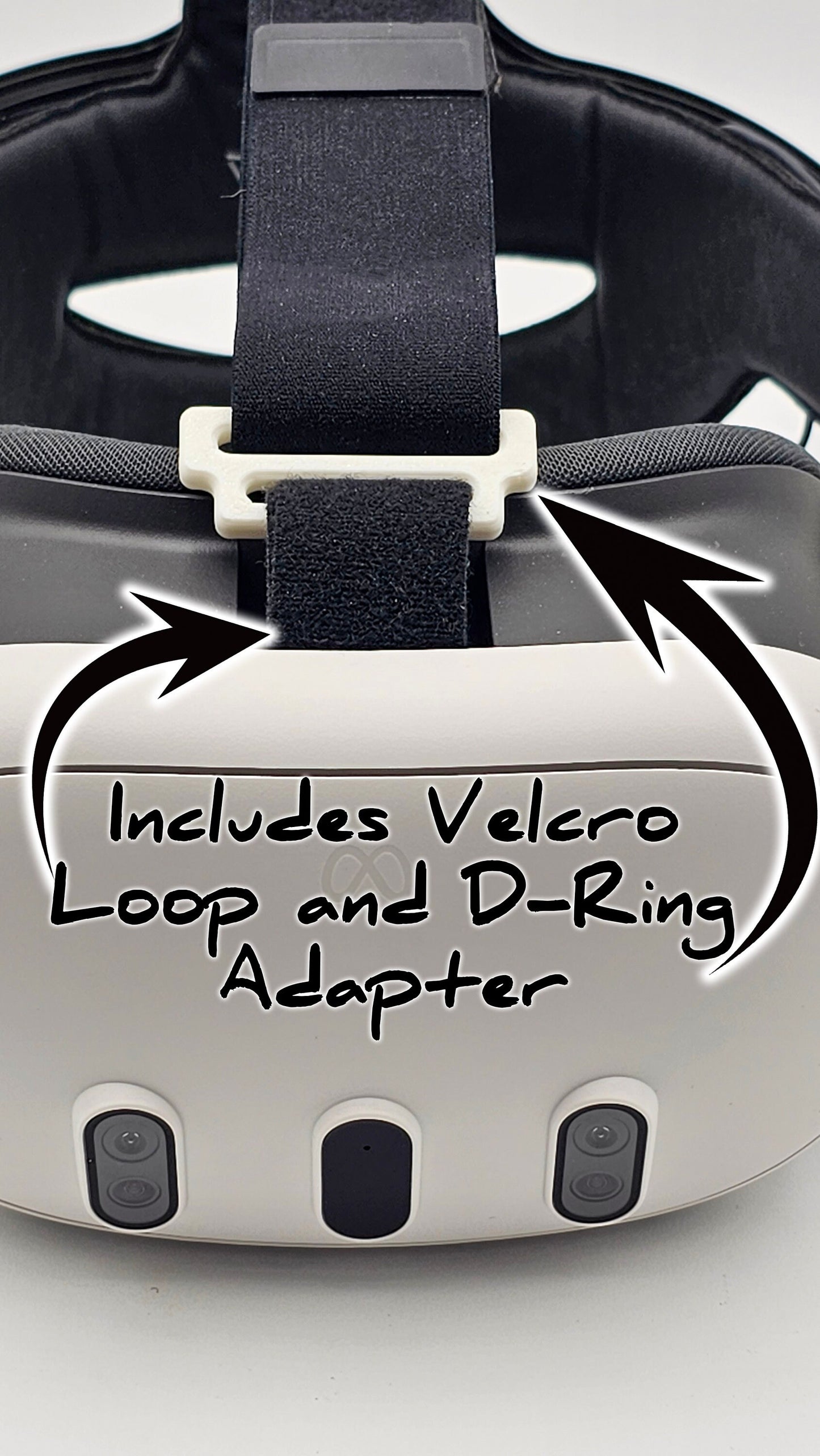 Meta Quest 3 DAS (HTC Vive Deluxe Audio Strap) Adapter set - ULTRA Low Profile and the Lightest Design Available