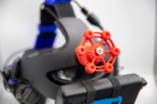 HTC Vive Deluxe Audio Strap Valve knobs with REAL metal bolts - Large and Small available - Includes a 6-month warranty!