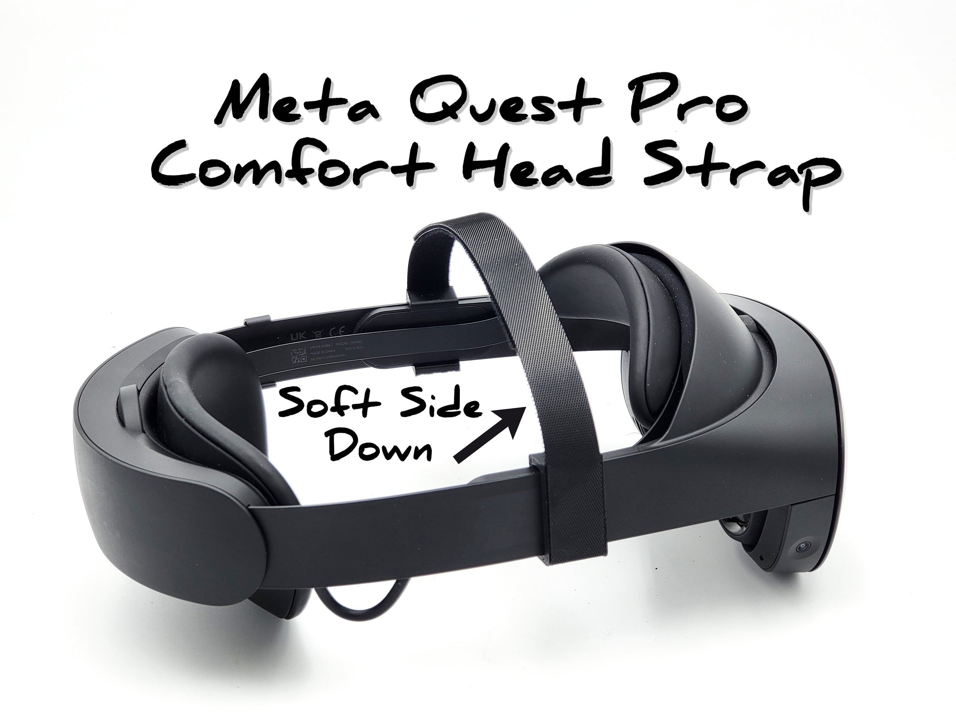 Meta Quest Pro Head Strap Comfort Mod Black - Main Image