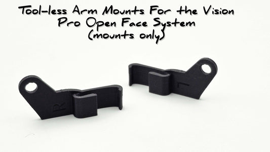 V3 Mounts for Apple Vision Pro Open Face System (ARM MOUNTS ONLY)