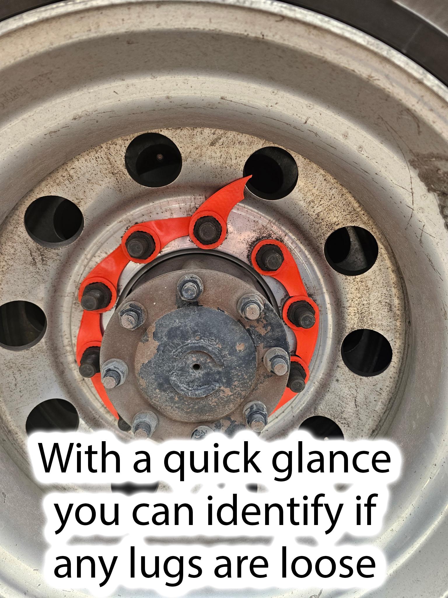 Lug Lockz – Lug Locks for Semi Trucks | Lug Nut Indicators & Lug Nut Pointers | Wheel Safety Device to Prevent Loose Lug Nuts