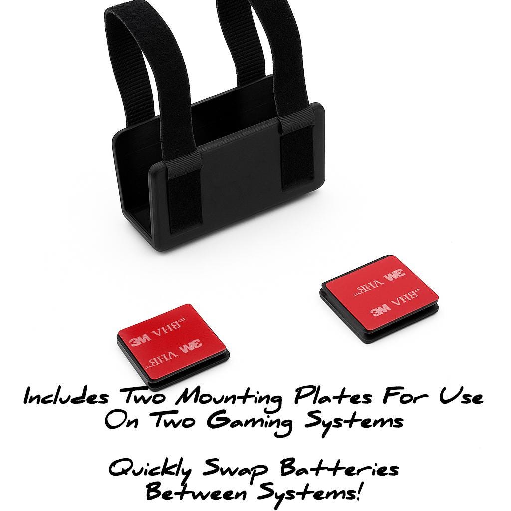 Universal Battery Mount for ASUS ROG Xbox Ally, Steam Deck, Nintendo Switch, etc