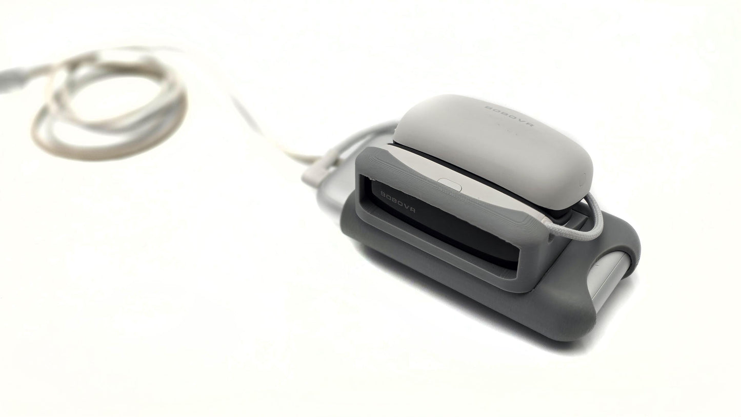 Battery holster/clip for Apple Vision Pro, BoboVR PD100 & Baseus Picogo mount options!