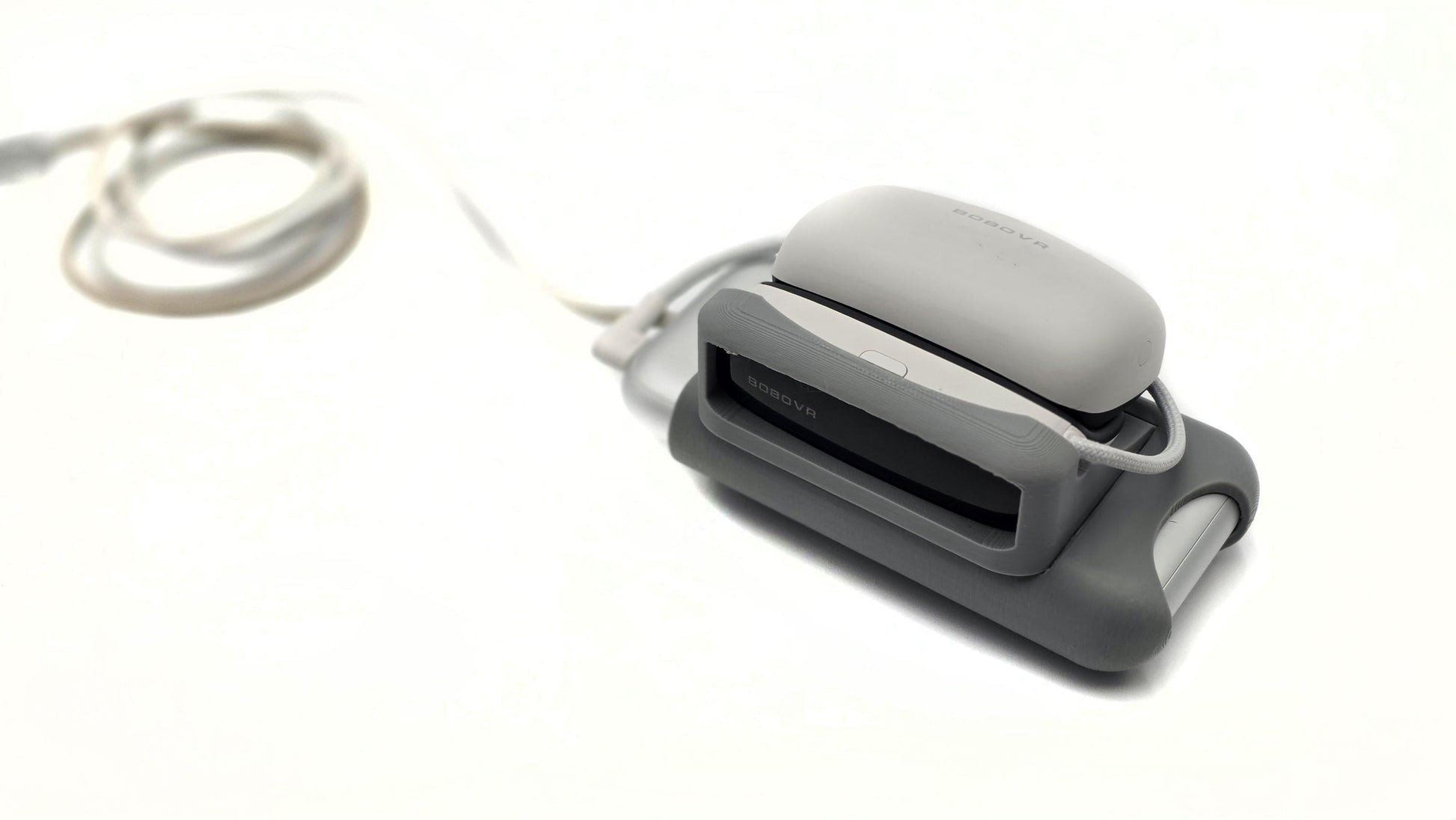 Battery holster/clip for Apple Vision Pro, BoboVR PD100 & Baseus Picogo mount options!