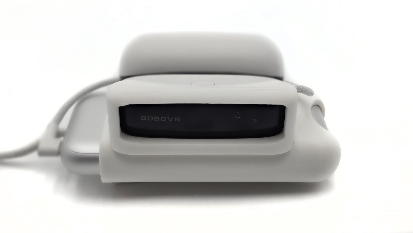 Battery holster/clip for Apple Vision Pro, BoboVR PD100 & Baseus Picogo mount options!
