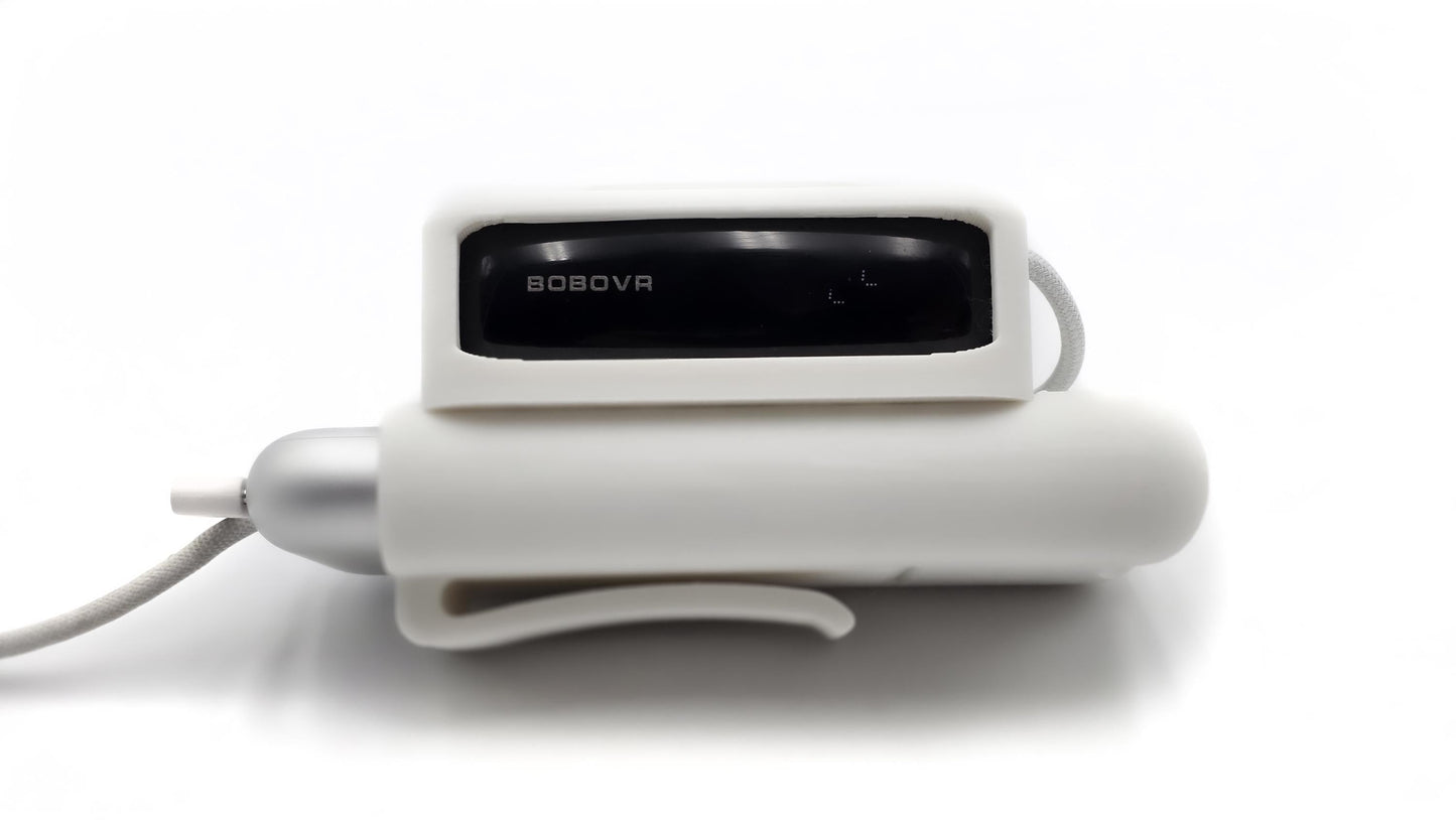 Battery holster/clip for Apple Vision Pro, BoboVR PD100 & Baseus Picogo mount options!