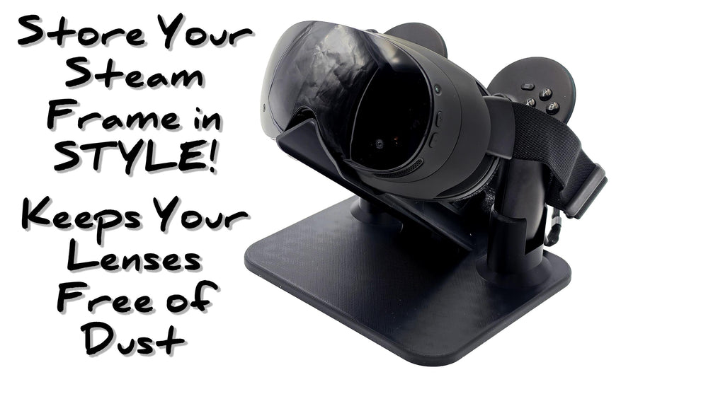 Steam Frame VR Display Stand with Dust Cover Lens Protection – Fixed o ...