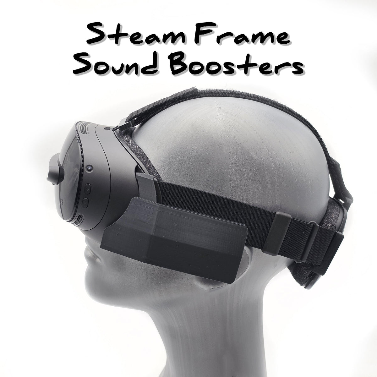 Steam Frame Sound Boosters – Custom 3D Printed Audio Cones / Volume Amplifiers for VR Headset